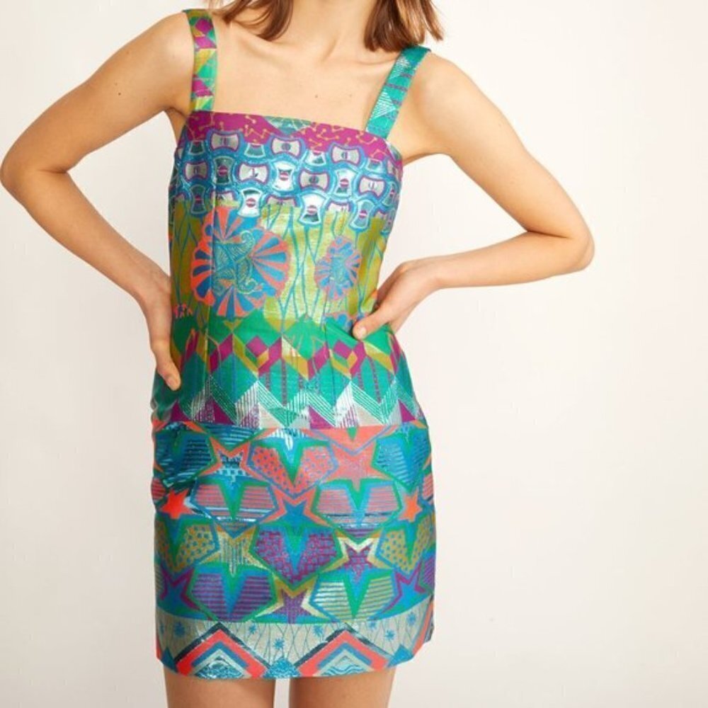 CYNTHIA ROWLEY Monte Carlo Brocade Dress